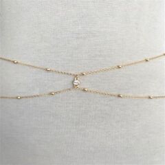 Leni Bel Zinciri Altın/Gümüş Renk