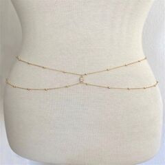 Leni Bel Zinciri Altın/Gümüş Renk