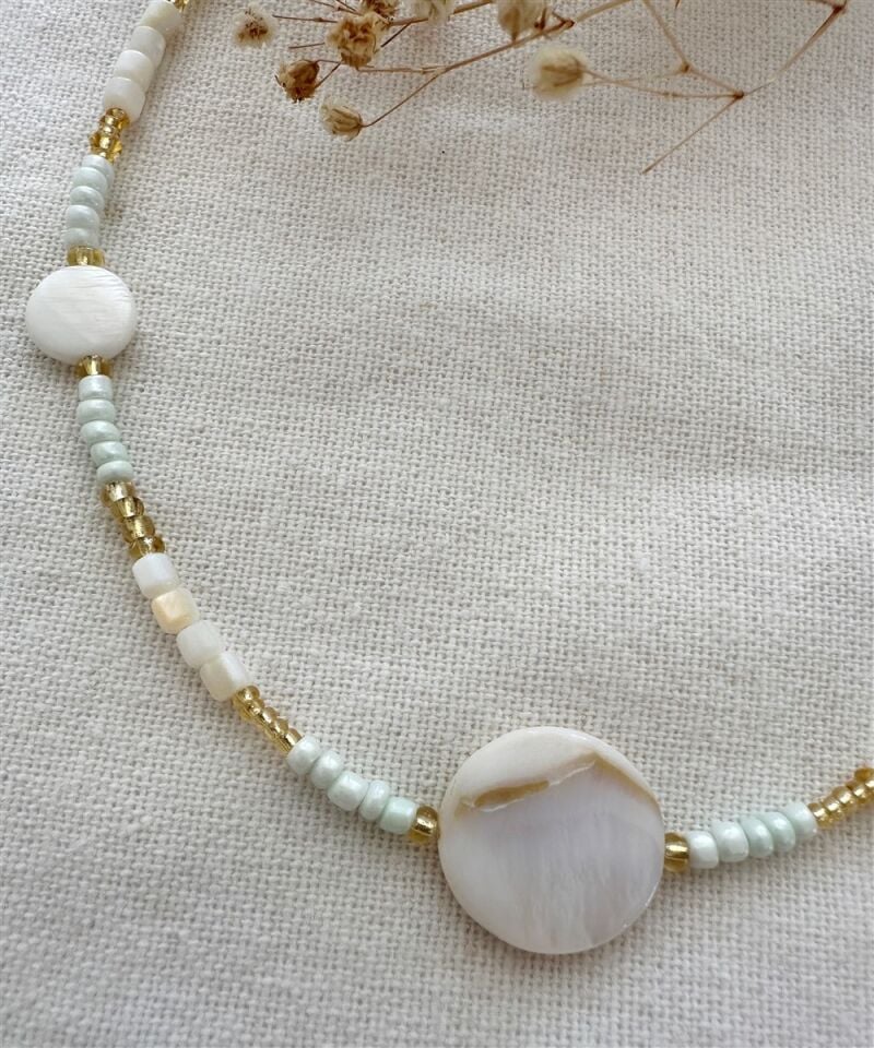 Auri Doğal Taşlı Kolye Seti