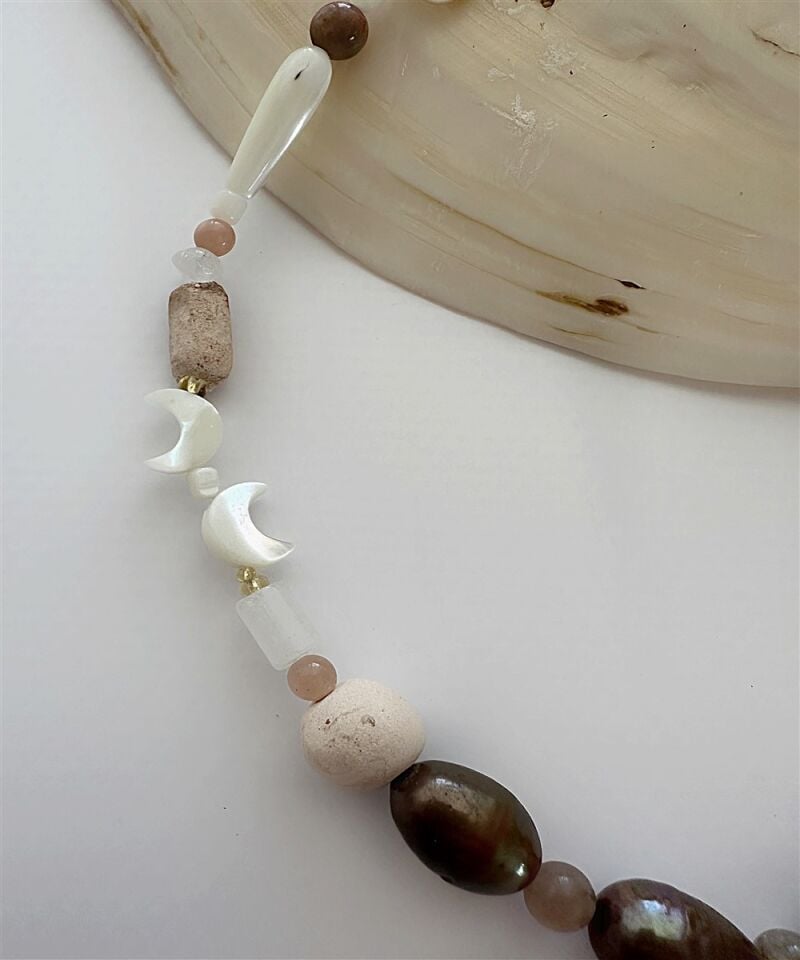 Elara Doğal Taş Kolye Seti