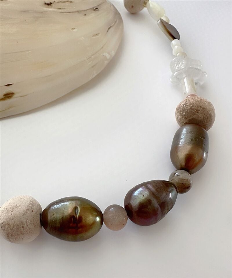 Elara Doğal Taş Kolye Seti