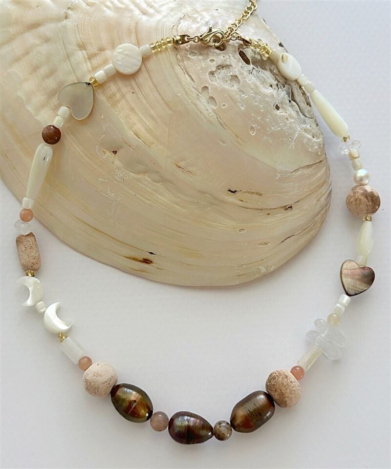 Elaris Doğal Taş Kolye