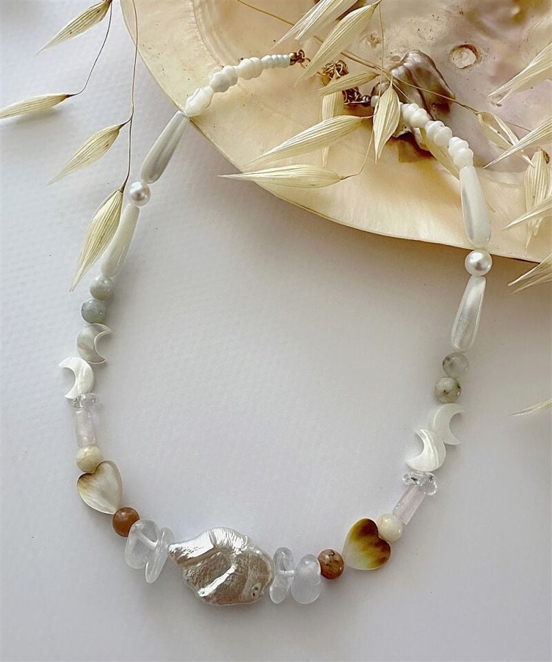 Caluna Doğal Taş Kolye