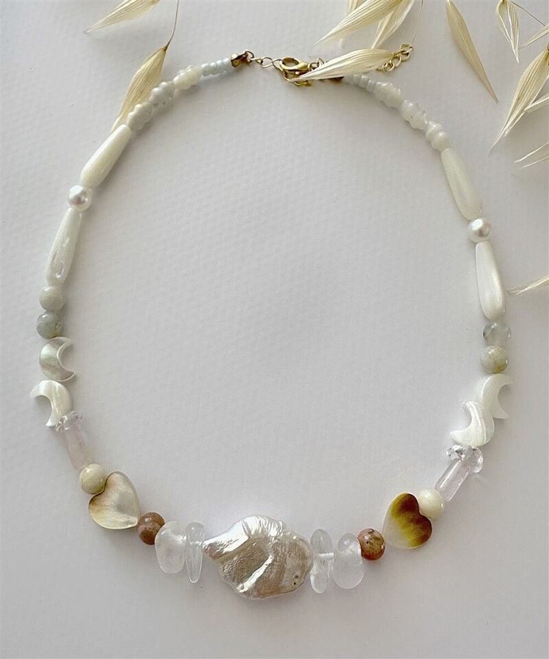 Numa Doğal Taş 2'li Kolye Seti