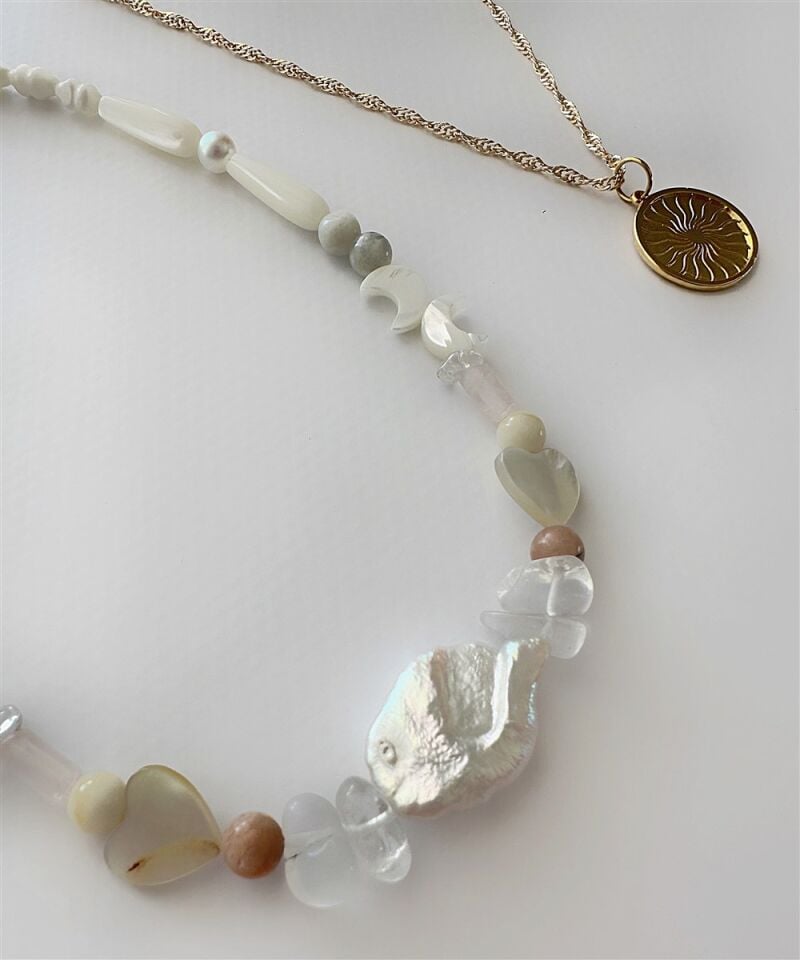 Numa Doğal Taş 2'li Kolye Seti