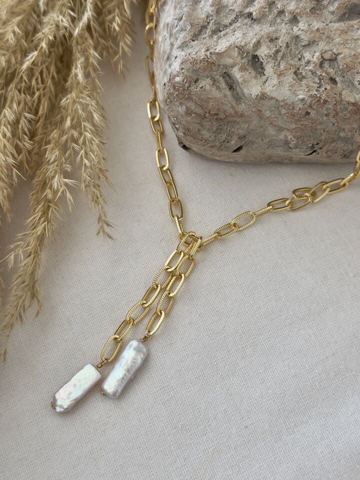 Nerina Doğal Taş Kolye