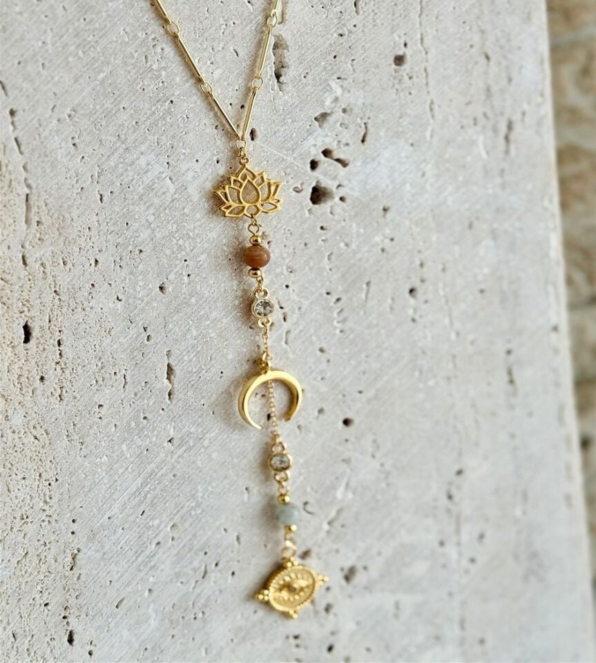 Lumenya Doğal Taş Kolye