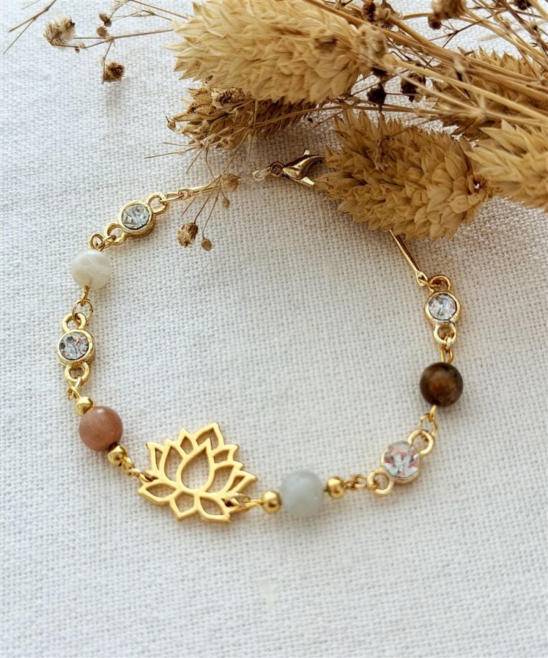 Sola Doğal Taş Bileklik