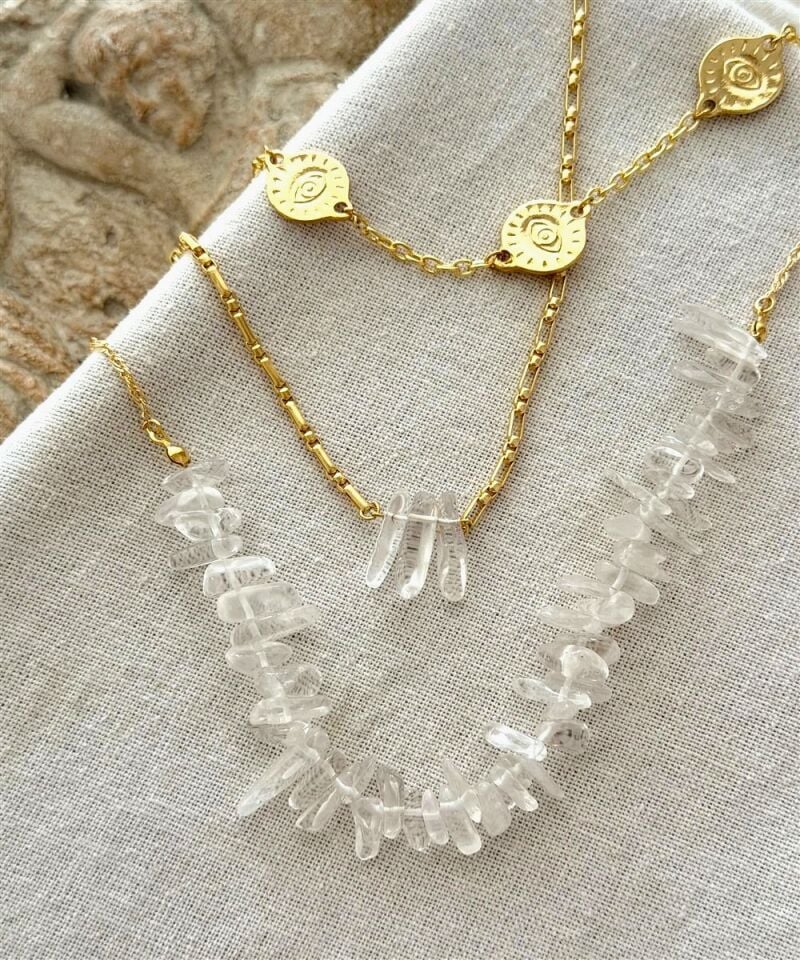 Lumen Crystal 3'lü Kolye