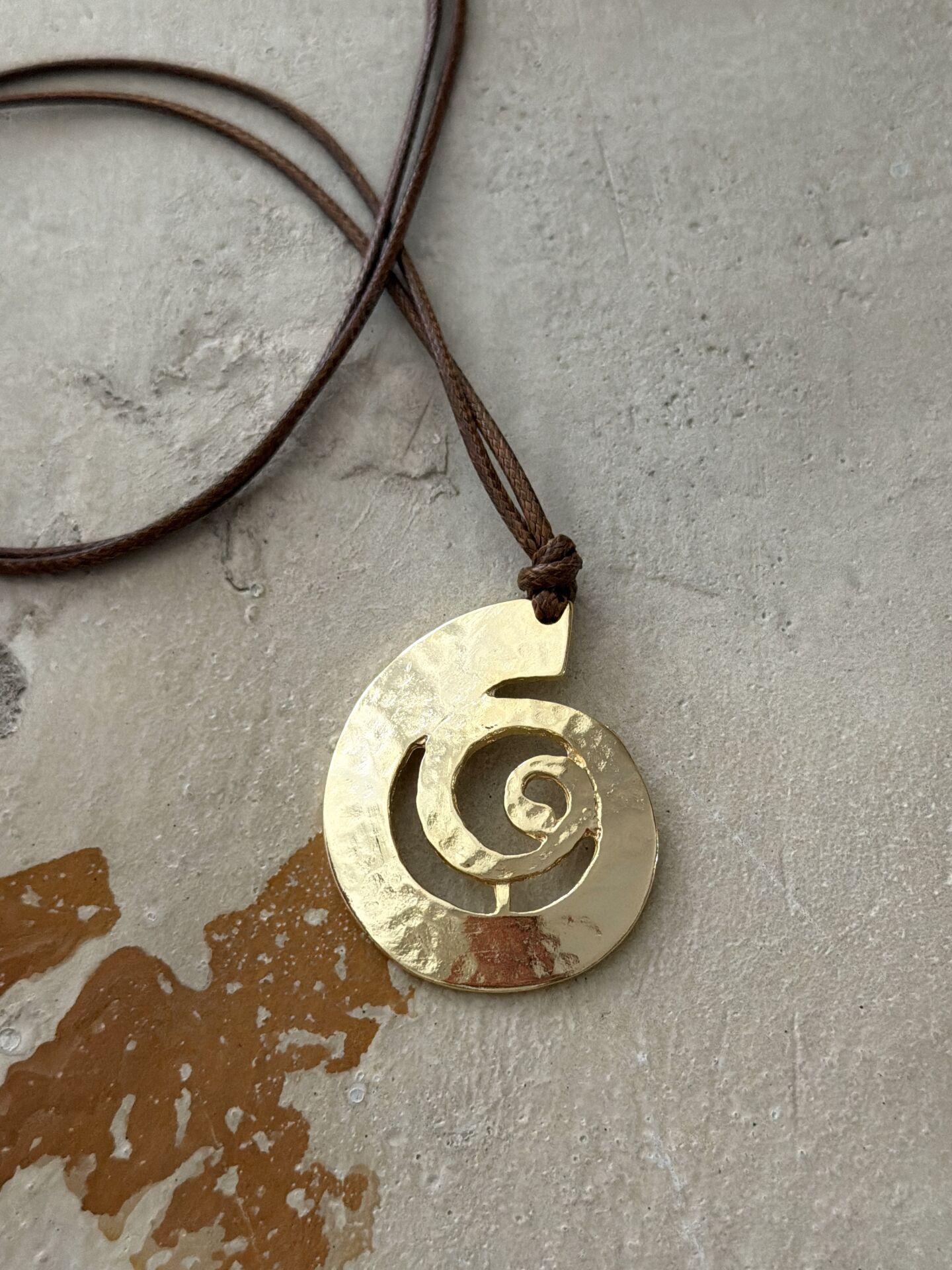 Spiral İp Kolye