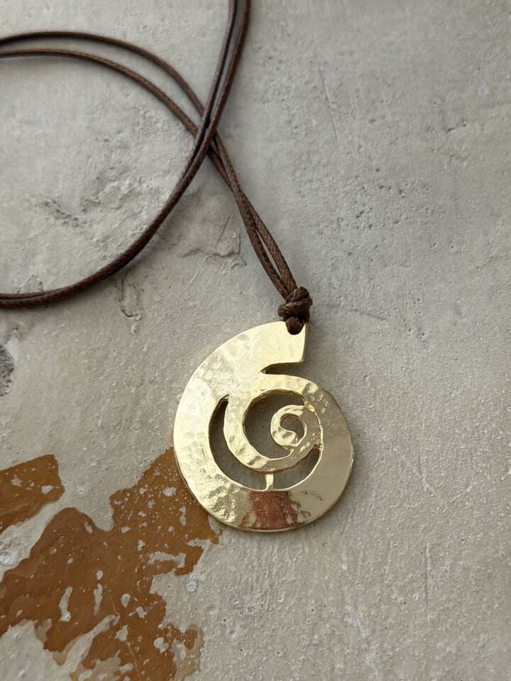 Spiral İp Kolye